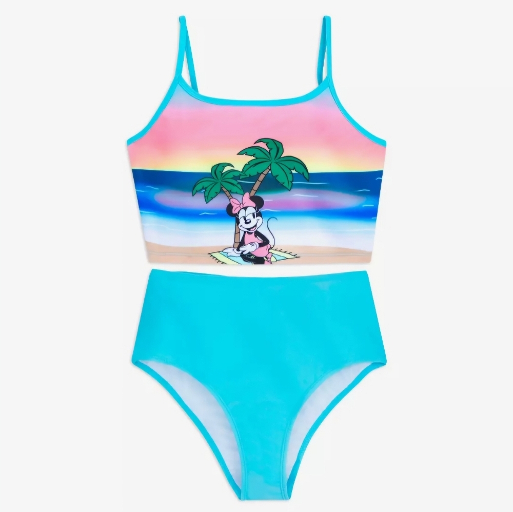 NWT Disney Swimwear Minnie Mouse Two-Piece Swimsuit for Women size XL